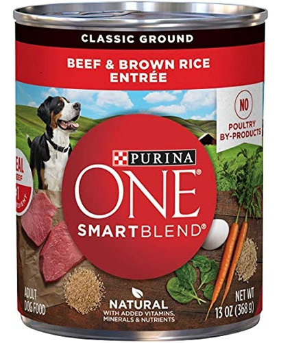 Purina One Smartblend Natural Classic Ground Entree Adult We