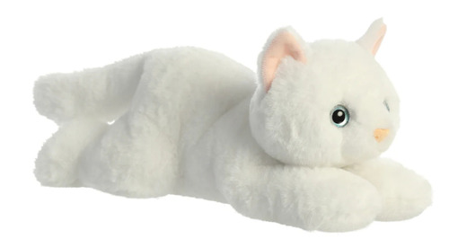 Aurora Peluche Flopsie De Gato Blanco Oreo De 31 Cm Precious White Kitty