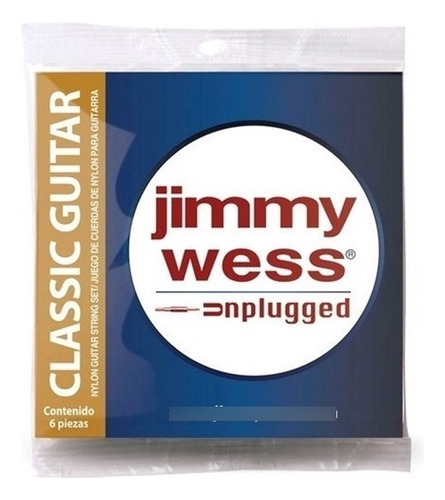 Cuerdas Jimmy Wess P/ Guitarra Clasica Nylon Mod:900