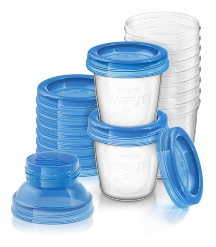 Avent Vasos Almacenamiento Leche Materna Reutilizables X10