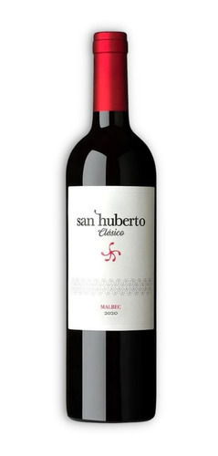 San Huberto Clásico Vino Malbec 750ml Valle De Aminga