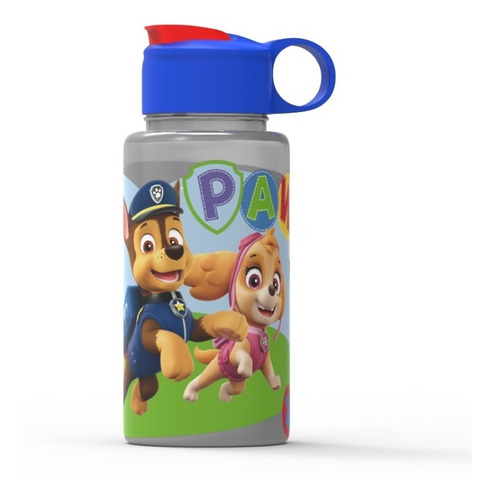 Botella Deportiva Infantil Paw Patrol Flip Top  X 500 Ml