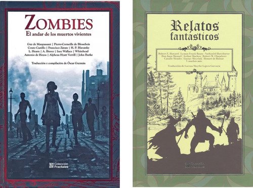 Relatos Fantasticos + Zombies - ( Pasta Dura ) .