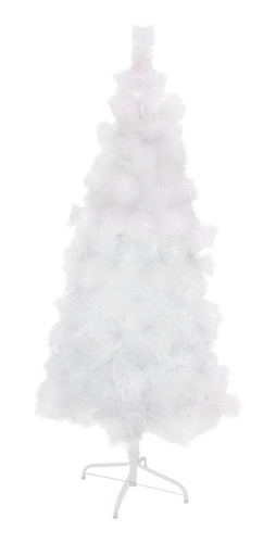 Arbol Pino De Navidad Blanco 180 Cm Cepillo Artificial