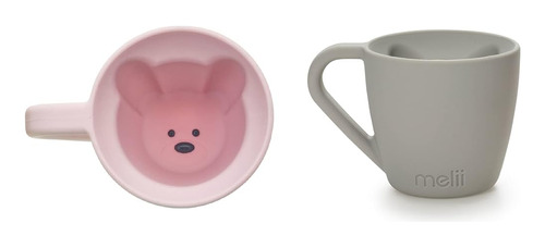 Melii Silicone Bear Mug - Taza Para Bebidas Frías Y Caliente