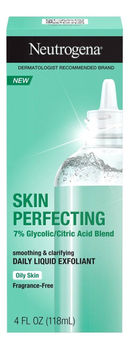 Neutrogena Skin Perfecting 7% Glycolic Ácido Glicólico Tipo De Piel Todo Tipo De Piel
