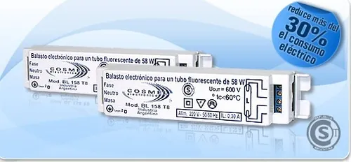 Balasto Para Dos Tubos De 35w Cosmel - Stg