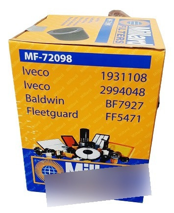 Imagen 4 de 4 de Filtro Combustibl Millard Mf-72098 Iveco Stralis Eurotraker