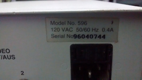 Stryker Endoscopy Câmera Vídeo 596 Unit Control Ch1p (ch1p)