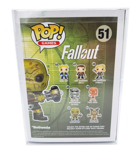 Figura Funko Pop! Games Super Mutant 51 Fallout + Protector