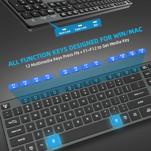 Teclado Usb Con Cable, Cómodo Y Silencioso, Color Chocolate