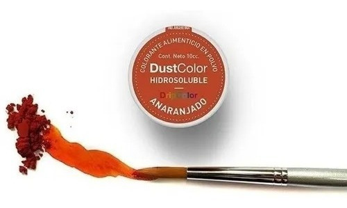 Colorante Comestible Hidrosoluble Anaranjado Dust Color
