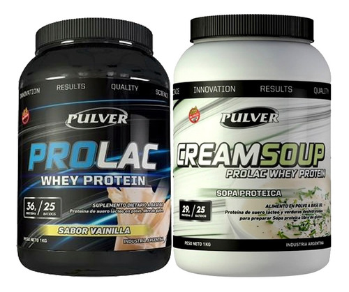Crecimiento Muscular Definido Proteina Prolac + Sopa Pulver 