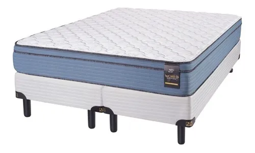 Almohadas en sommier center sale
