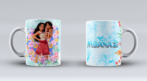 Tazas Personalizadas - Moanaa 2 - Lote * 10 Agua Moana 2