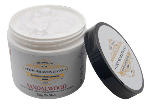 The Shaving Co Kit Rastrillo Negro Crema De Afeitar Sandalo