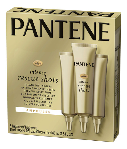 Pantene Rescue Shots Tratamiento De Ampollas Para El Cabell.