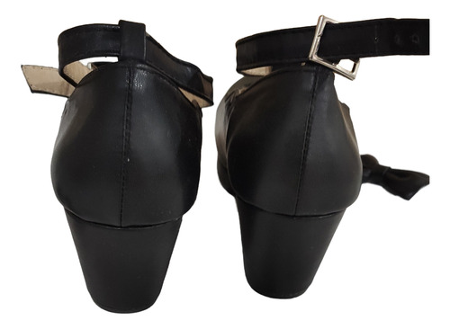 Zapatos Lolita Moño Corazón Coquette Gothic A Restaurar Tira Negro 36.5 (Usado)