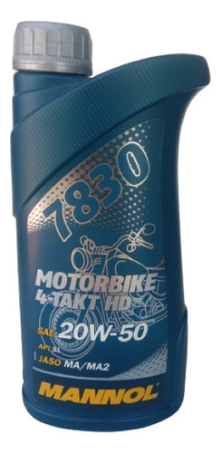 Aceite 20w 50 Mannol Motorbike Mineral  Moto Evolucion