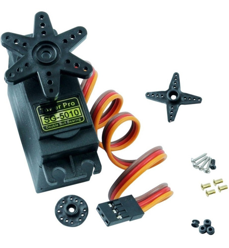 Servo Motor Sg5010 180° 11kgf/cm De Posição Com Alto Torque