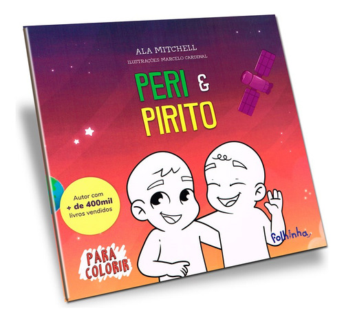 Peri & Pirito - Livro De Colorir: Não Aplica, De : Ala Mitchell / Ilustrações: Marcelo Cardinal. Editorial Folhinha Espirita, Tapa Mole En Português, 2023