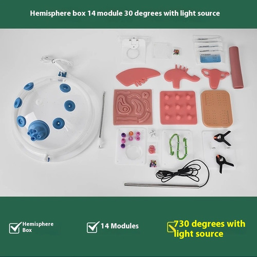 Entrenador De Simulación De Cirugía Laparoscópica+endoscopio
