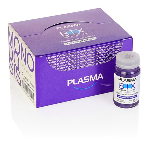 Caja De Ampollas Shot De Btx Plasma 15ml X12u Caja