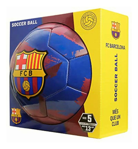 Icon Sports Fc Barcelona Brush Team Balón De Fútbol, Azul