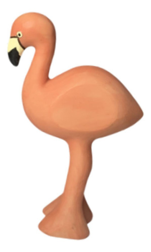 Estatua Del Modelo De Flamingo De Resina 3.1x1.1x4.3