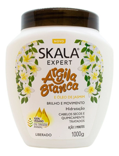 Skala Crema De Tratamiento Argila Branca X 1kg