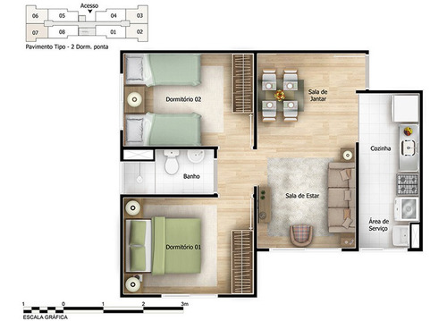 Apartamento À Venda No Bairro Jardim Gilda Maria - São Paulo/sp - O-16861-27580