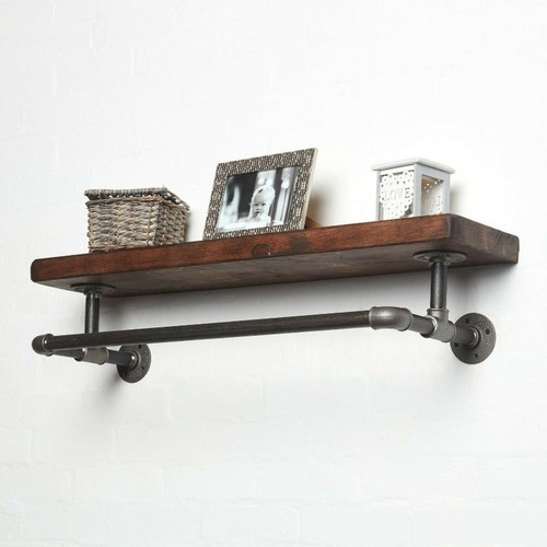Rack Con Repisa Estilo Industrial