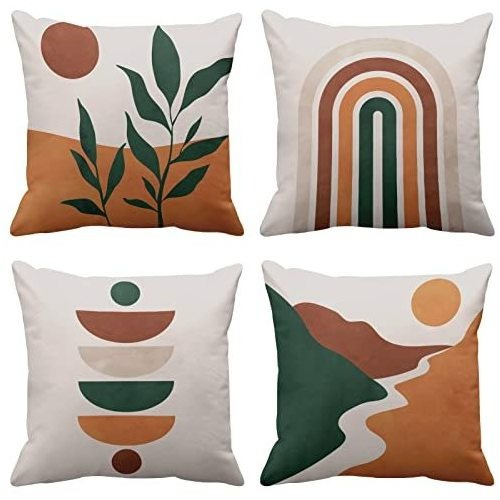 Emvency Boho Set De 4 Cubiertas De Almohada De Ktfrg