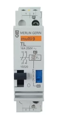 dorado Sinceramente beneficioso Telerruptor Merlin Gerin Tl 16a 240v 15520 Schneider Solumax