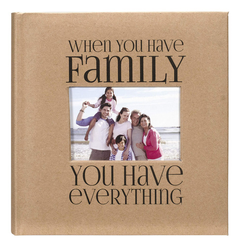 Álbum Sentimientos Familiares Con Portafoto Y Espacio Para N