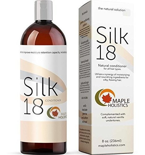 Silk18 Acondicionador De Cabello Natural Aceite De Argano Su