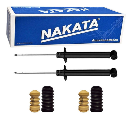 Par Amortecedores Traseiros Gol G5 G6 G7 Nakata + Kit