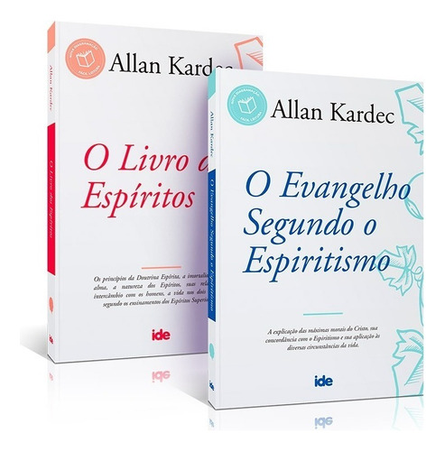 Kit O Livro Dos Espíritos + O Evangelho Segundo O Espiritismo - Ide