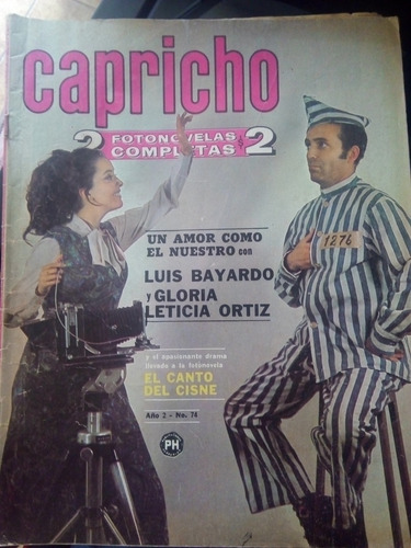 Luis Bayardo Y Gloria Leticia Ortiz Fotonovela Capricho Dobl