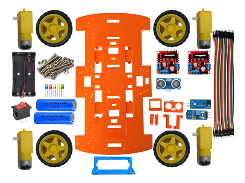 Kit De Robótica Educativa, Carro Arduino Pla