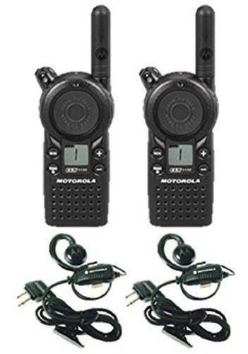 Paquete De 2 Walkie Talkies De Radio Bidireccionales Motorol