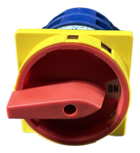 Chave Rotativa Liga-desliga Lw26-160 Gs/04-3 C/ Trava Jng Cor Verde/amarelo