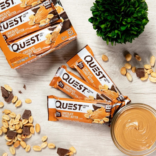 Quest Protein Bar Chocolate Peanut Butter 4 Pz