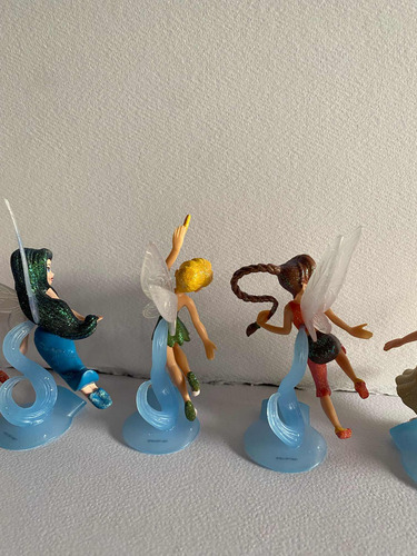 Set De Figuras Tinkerbell Y Amigas Disney Store (Usado)