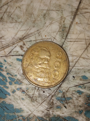 Moneda De $100 Pesos Venustiano Carranza 1992
