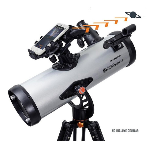 Imagen 2 de 4 de Telescopio Celestron Autoguiado Por Celular Explorer 114az