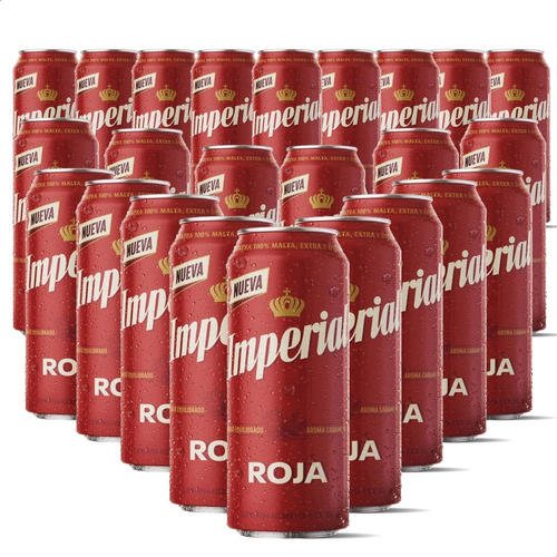 Cerveza Imperial Roja Lata Pack X24 Unidades