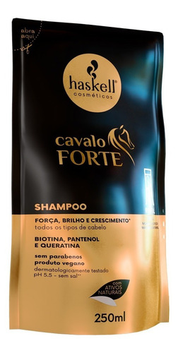 Refil Shampoo Haskell Cavalo Forte 250ml Full