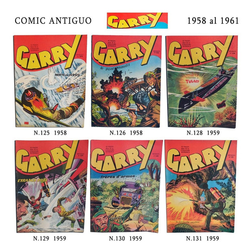 Dante42  Comic Antiguo Garry 1958 Al 1961