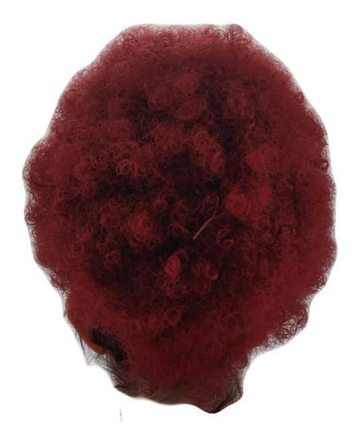 Coque Afro Puff Black Vermelho Cereja 118 Fibra Orgânica